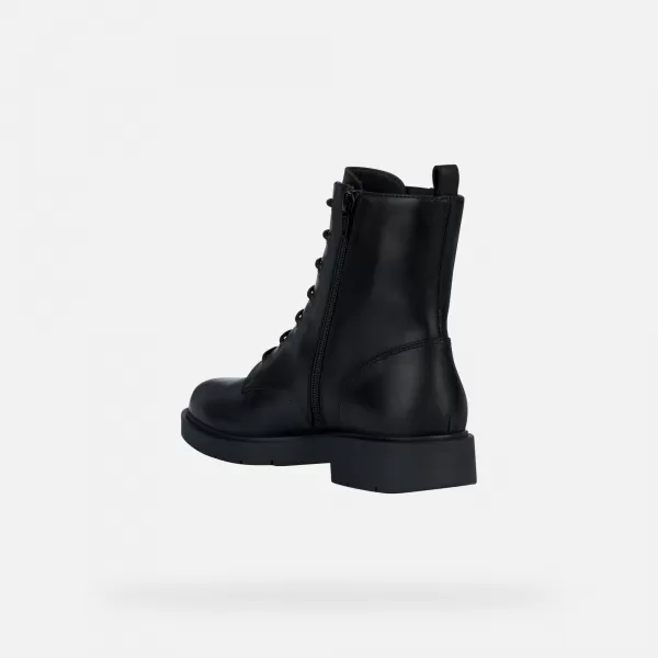  Damen-Stiefeletten GEOX SPHERICA EC1 G004200 SCHWARZ 
