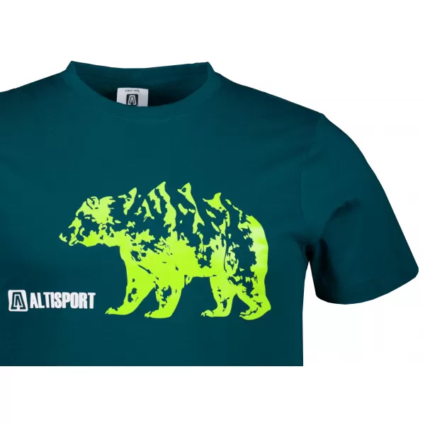  Herren t -Shirt mit kurzen Ärmeln ALTISPORT ALM193129 KEROSIN 