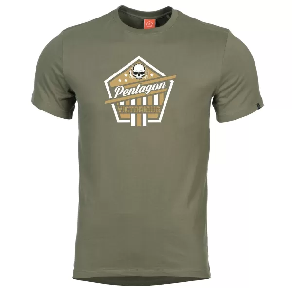  T-Shirt PENTAGON AGERON VICTORIOUS K09012 OLIVGRÜN 