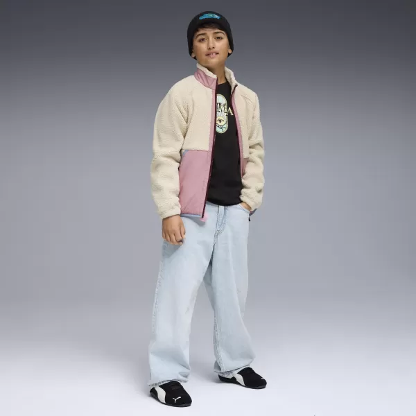  Kinderjacke PUMA HYBRID SHERPA JACKET 68840587 ALPINER SCHNEE 