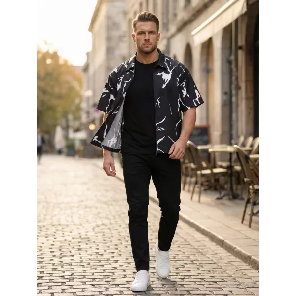  Premium-Herrenhemd ALTISPORT VOJ/ALM052KOS01 SCHWARZ 