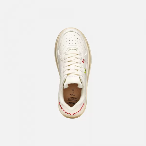  Mädchen-Sneaker GEOX LESTRELLA J56NLC000BCC1000 CREMIG 