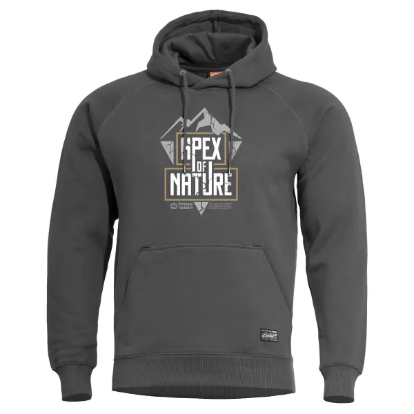  Sweatshirt PENTAGON PHAETON HOOD SWEATER APEX OF NATURE K09021 ASCHENGRAU 