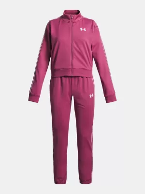 Mädchenset UNDER ARMOUR UA ICON KNIT CROP TRACKSUIT 1386528-659 ROT