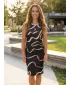 Premium-Kleid für Damen ALTISPORT VOJ/ALW088SAT03 BRAUN