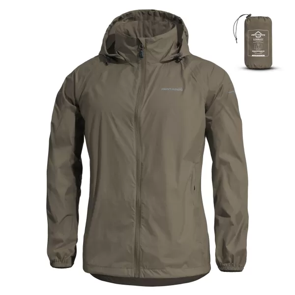  Damenjacke PENTAGON CLOUDBURST PACKABLE WOMENS RAIN JACKET K07020 BRAUNGRAU 