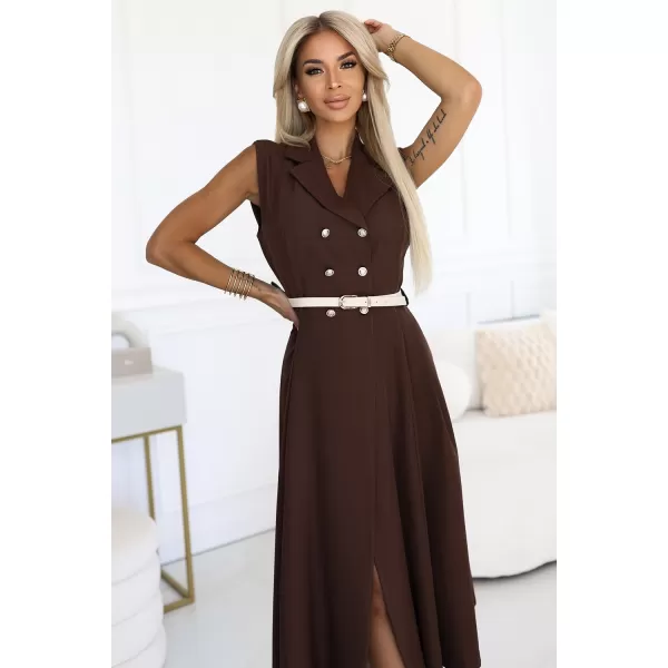  Kleid NUMOCO 596-4 SCHOKOLADE 