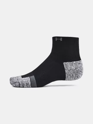 Socken UNDER ARMOUR UNISEX UA AD PRO QTR (3 PÁRY) 1387047-001 SCHWARZ