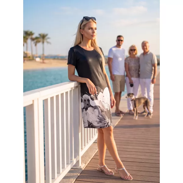  Erweitertes Premium-T-Shirt für Damen ALTISPORT VOJ/ALW090SAT02 SCHWARZ 