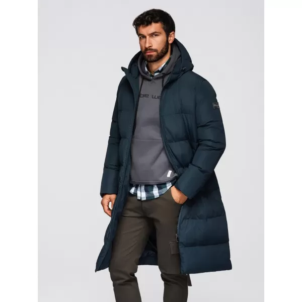  Männlicher Mantel OMBRE OM-JALJ-0269 MARINEBLAU 