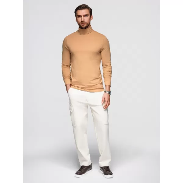  Hemd OMBRE OM-LSCL-0130 HELLBRAUN 