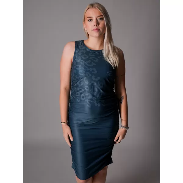  Premium-Kleid für Damen ALTISPORT VOJ/ALW047SAT03 BLAU 