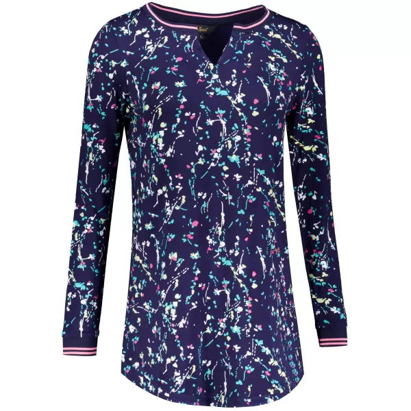  Langes T-Shirt für Damen ALTISPORT GUSSIE DUNKELBLAU 