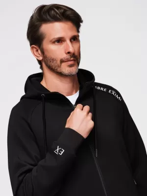 Herren-Sweatshirt OMBRE OM-SSZP-0216 SCHWARZ