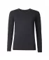 Weibliches funktionelles Hemd ALPINE PRO LOUSA SCHWARZ