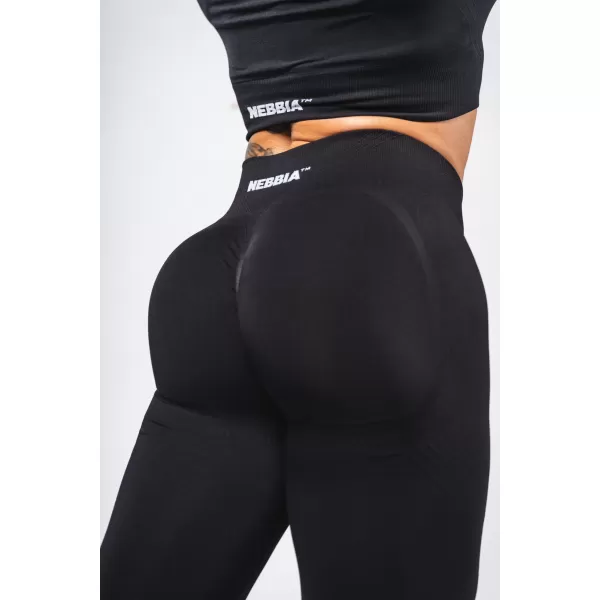  Shaping nahtlose Maximum-Push-up-Leggings FLOW SEAMLESS 497 SCHWARZ Nebbia 
