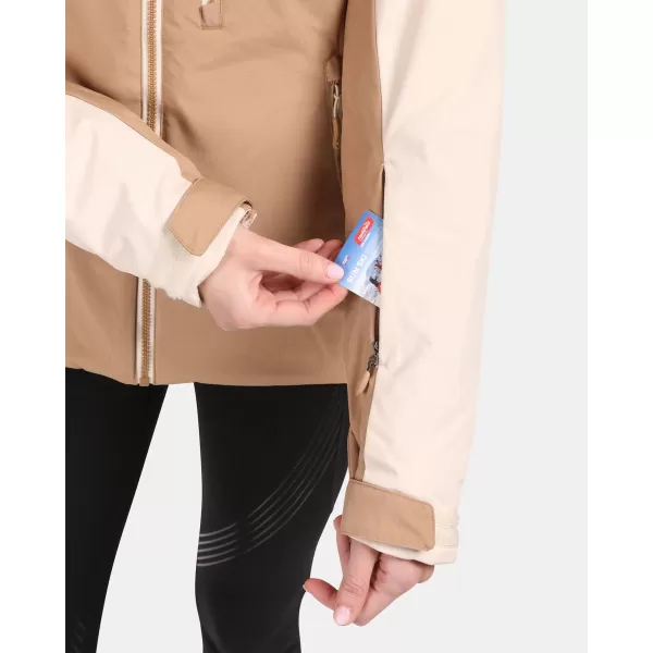  Damen-Skijacke KILPI FLIP-W ZL0110KI BEIGE 