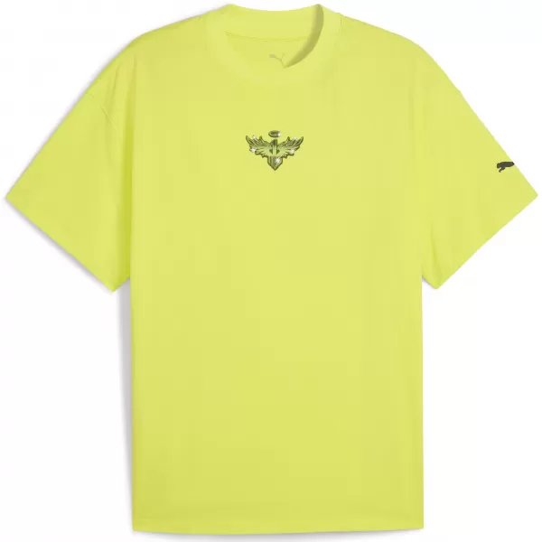  Herren-T-Shirt PUMA MELO ALWAYZ ON 1 TEE 63075504 ZITRONENSORBET 