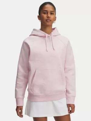 Damen-Sweatshirt UNDER ARMOUR UA RIVAL FLEECE HOODIE 1379500-648 ROSA