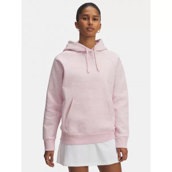  Damen-Sweatshirt UNDER ARMOUR UA RIVAL FLEECE HOODIE 1379500-648 ROSA 