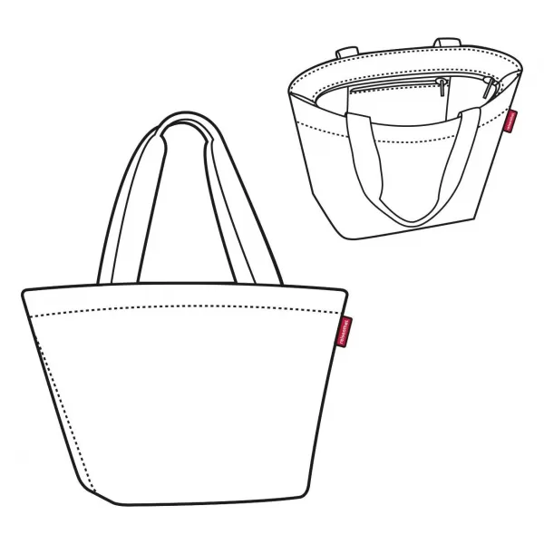  Handtasche REISENTHEL SHOPPER M SCHWARZ 
