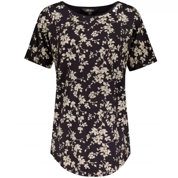  Damen-T-Shirt ALTISPORT GYLDA SCHWARZ 