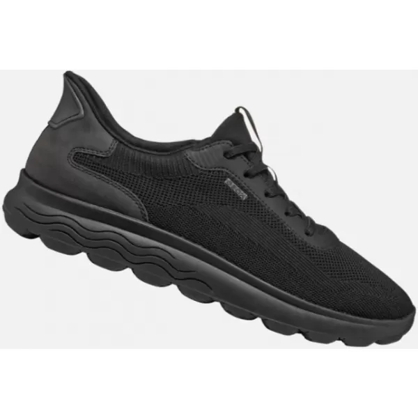  Herren-Sneaker GEOX SPHERICA PLUS SCHWARZ 