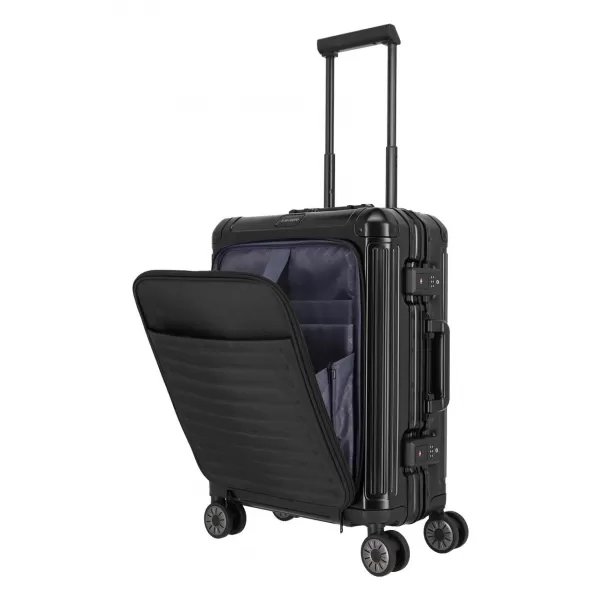  Koffer TRAVELITE NEXT 4W S FRONT POCKET SCHWARZ 