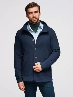 Herren-Sweatshirt OMBRE OM-SSDS-0131 MARINEBLAU