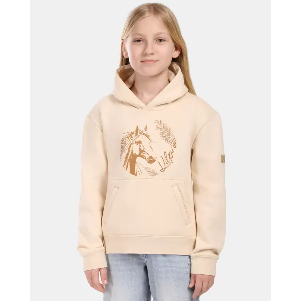 Sweatshirt für Mädchen KILPI NORTHEN-JG ZJ0211KI BEIGE 