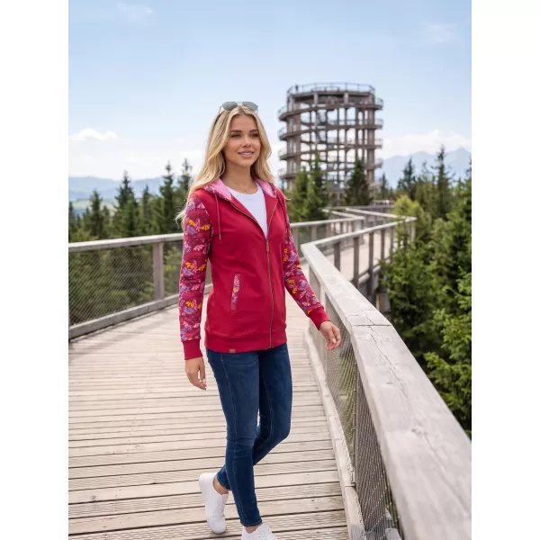  Damen-Sweatshirt ALTISPORT GALAH BURGUND 
