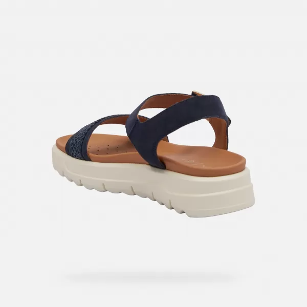  Damensandalen GEOX XAND 2.1 S DUNKELBLAU 