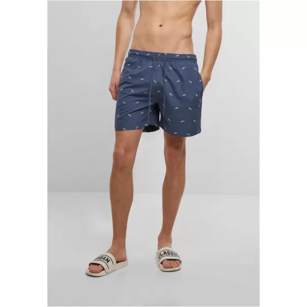  Badeshorts URBAN CLASSICS TB2680 VINTAGE BLUE/FROST MINT 