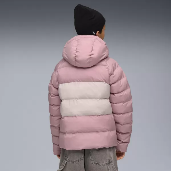  Kinderjacke PUMA SYNTHETIC HOODED PUFFER JACKET 68840465 AUSGEGLICHENES ROSA 