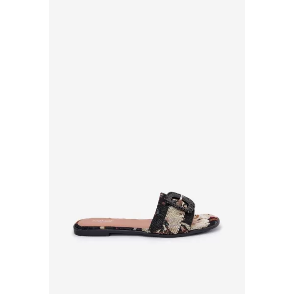  Damenhausschuhe BOTO CLARIOLA 37411 SCHWARZ 