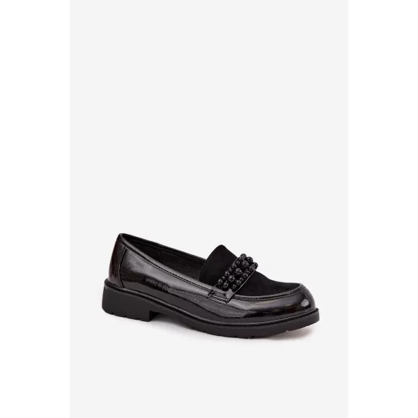  Damenmokassins D&A HY52-541 SCHWARZ 