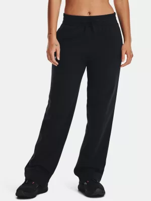 Sporthose für Damen UNDER ARMOUR RIVAL FLC STRAIGHT PANT 1381847-001 SCHWARZ