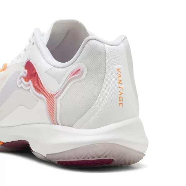  Damenschuhe PUMA VANTAGE NITRO W+ 108563-01 WEIß/BEERE/HITZEFEUER/FLIEDER 