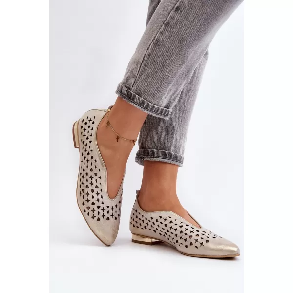  Ballerinas für Damen ZAZOO 2883 GOLD 