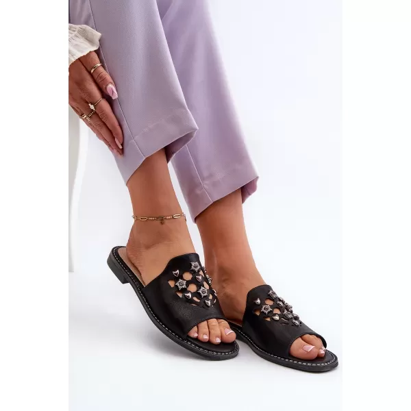  Damensandalen S.BARSKI KV27-063 SCHWARZ 