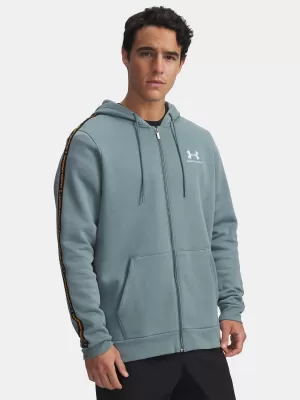 Herren-Sweatshirt UNDER ARMOUR UA ICON FLEECE FZ TAPING 1390298-587 BLAU