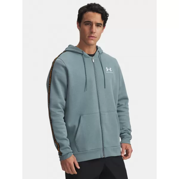  Herren-Sweatshirt UNDER ARMOUR UA ICON FLEECE FZ TAPING 1390298-587 BLAU 