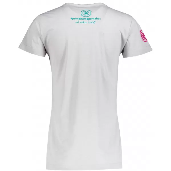  Damen-T-Shirt SAM 73 PROKREPU 009 ŠEDÝ MELÍR GRAUE HIGHLIGHTS 