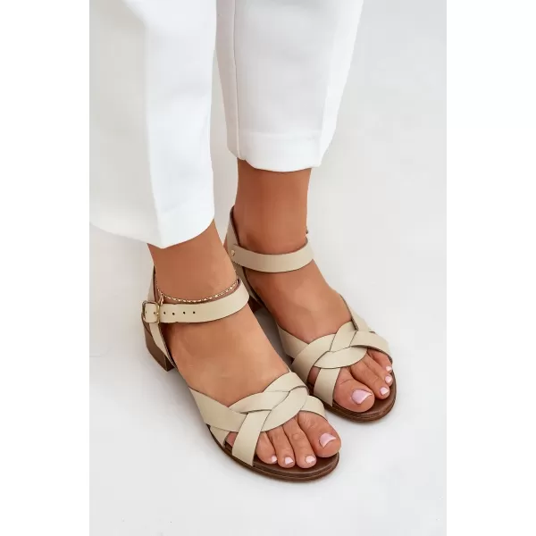  Damensandalen ZAZOO 40372 BEIGE 