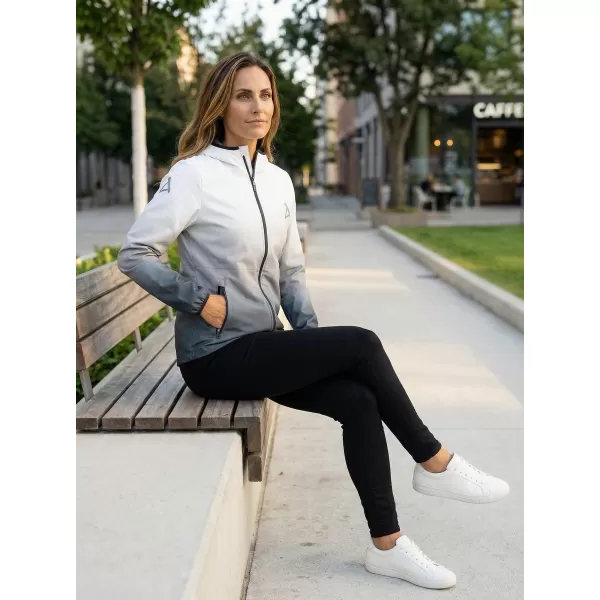  Premium-Softshelljacke für Damen ALTISPORT VOJ/ALW126JACK01 SCHWARZ UND WEIß 