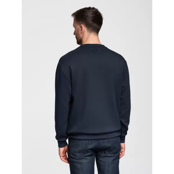  Herren-Sweatshirt OMBRE OM-SNBC-0199 DUNKELBLAU 