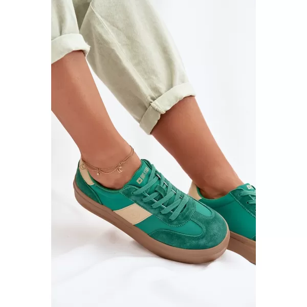  Damen-Sneaker BIG STAR TT274163 GRÜN Big Star Shoes 
