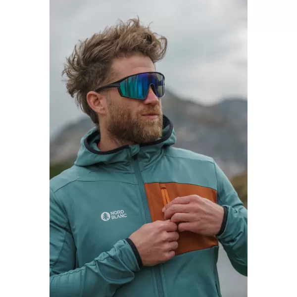  Powerfleece-Sweatshirt für Herren NORDBLANC BRACKEN NBWFM8286 DUNKELGRÜN 