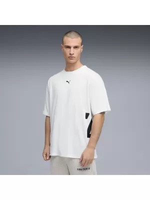 Herren-T-Shirt PUMA M GRAPHIC OVERSIZED TEE 528528_02 PUMA WEIß