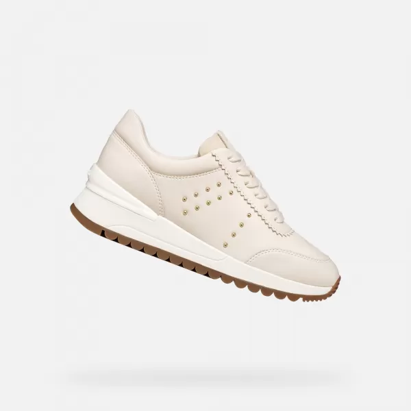  Damen-Sneaker GEOX DESYA G012843 CREMIG 